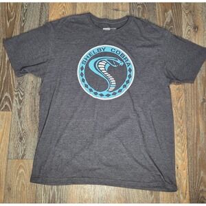 Shelby Cobra Mens 2XL Charcoal Heather Gray Graphic T-Shirt Official Licensed